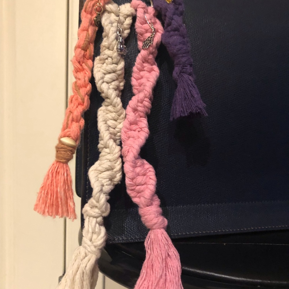 Macrame Keychain/Bag Chain - Picture 3 of 8